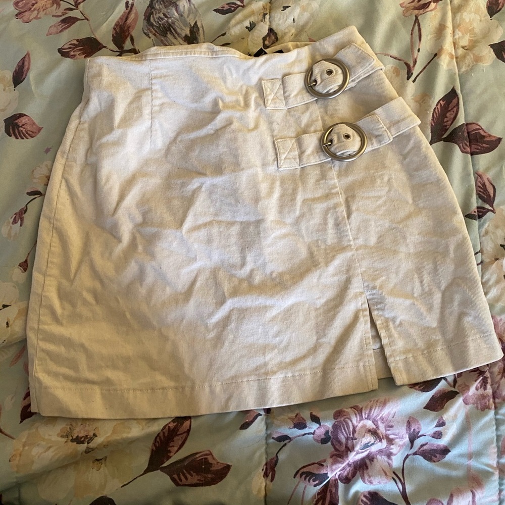 Eggshell colored skirt